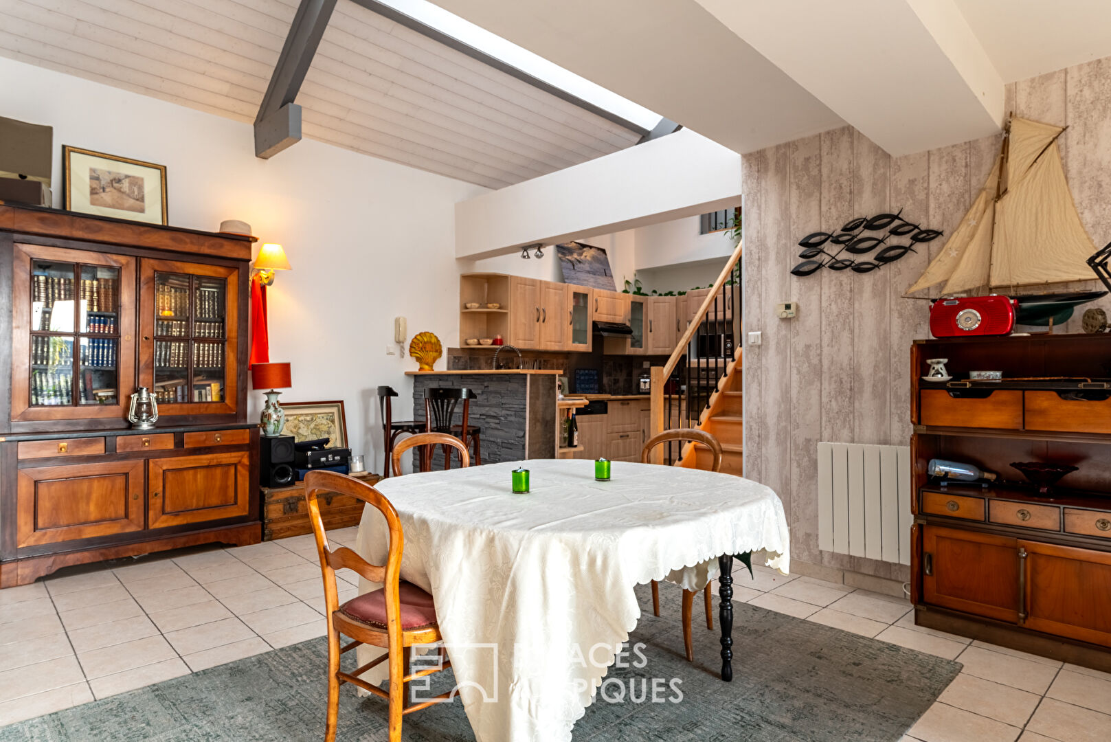 Appartement en duplex avec terrasse et garage au Havre