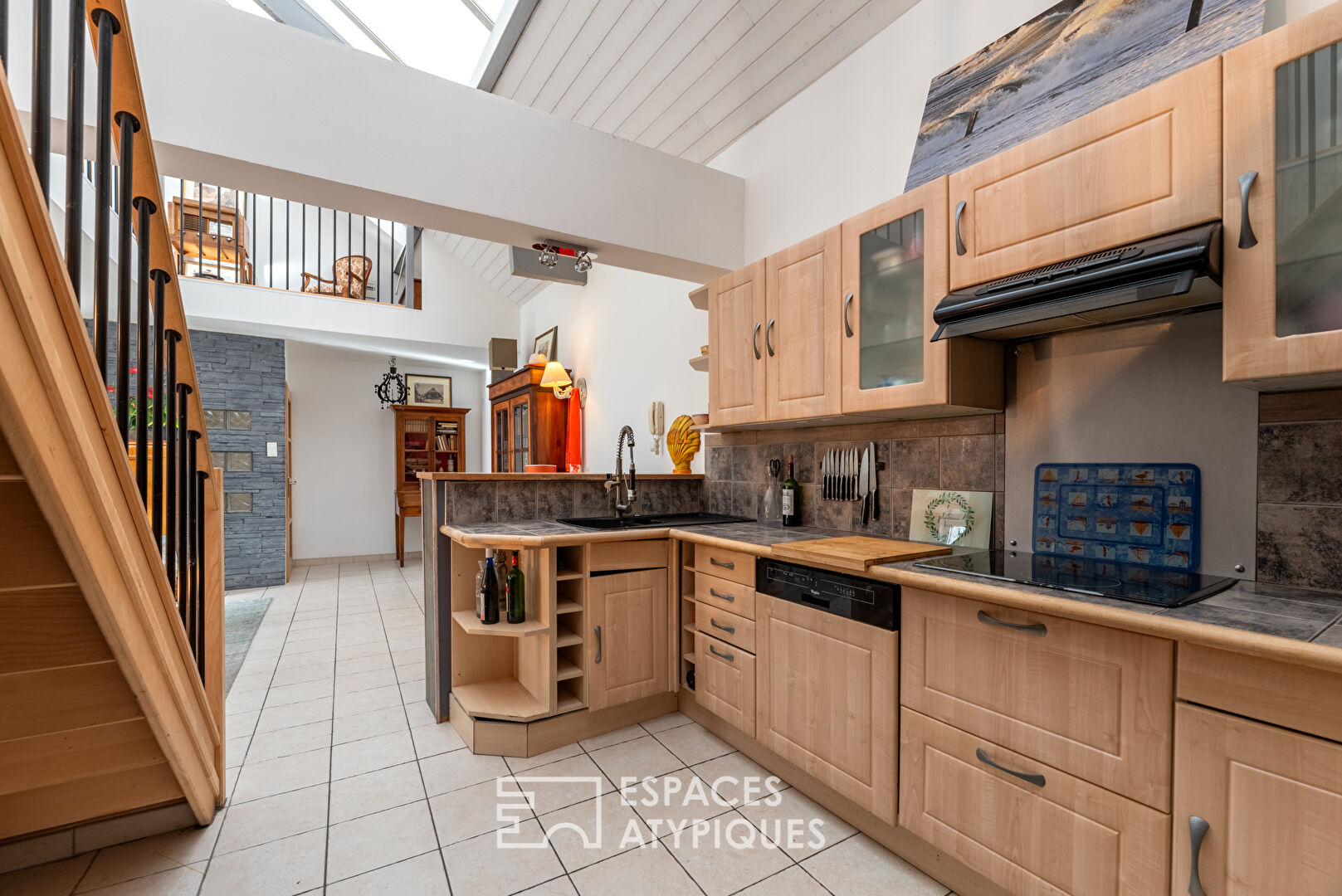 Appartement en duplex avec terrasse et garage au Havre