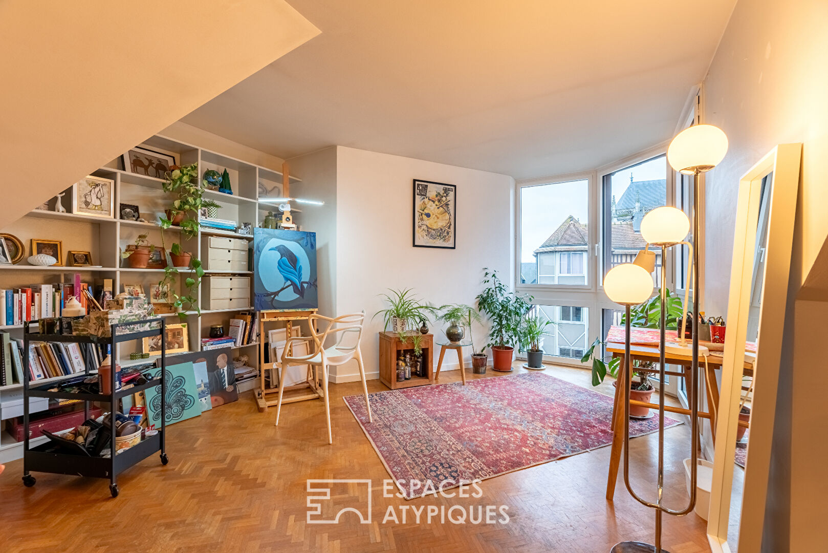 Warm apartment with view of Saint Maclou