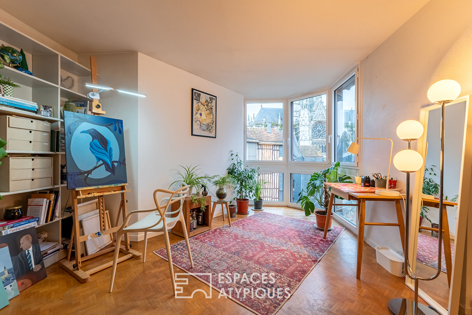 Warm apartment with view of Saint Maclou