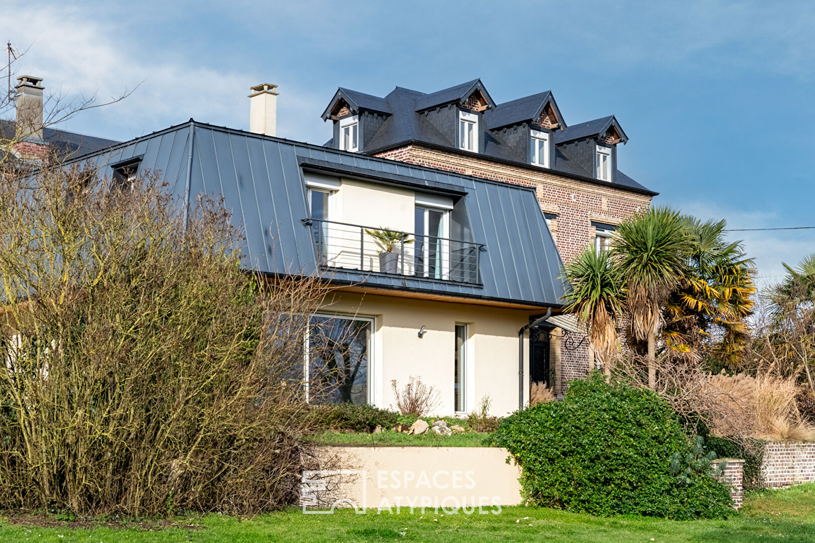 Maison bourgeoise avec extension contemporaine