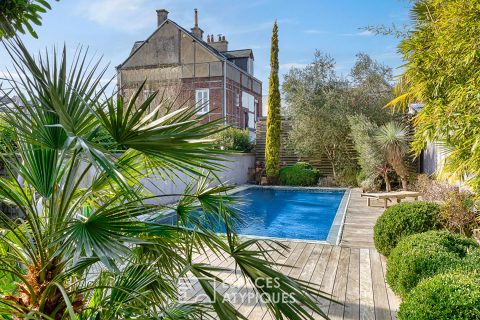 Maison bourgeoise avec extension contemporaine et piscine