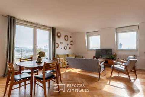 Appartement avec terrasse au dernier étage