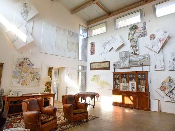 The Refuge of the artist – Beautiful house and its contemporary gallery.