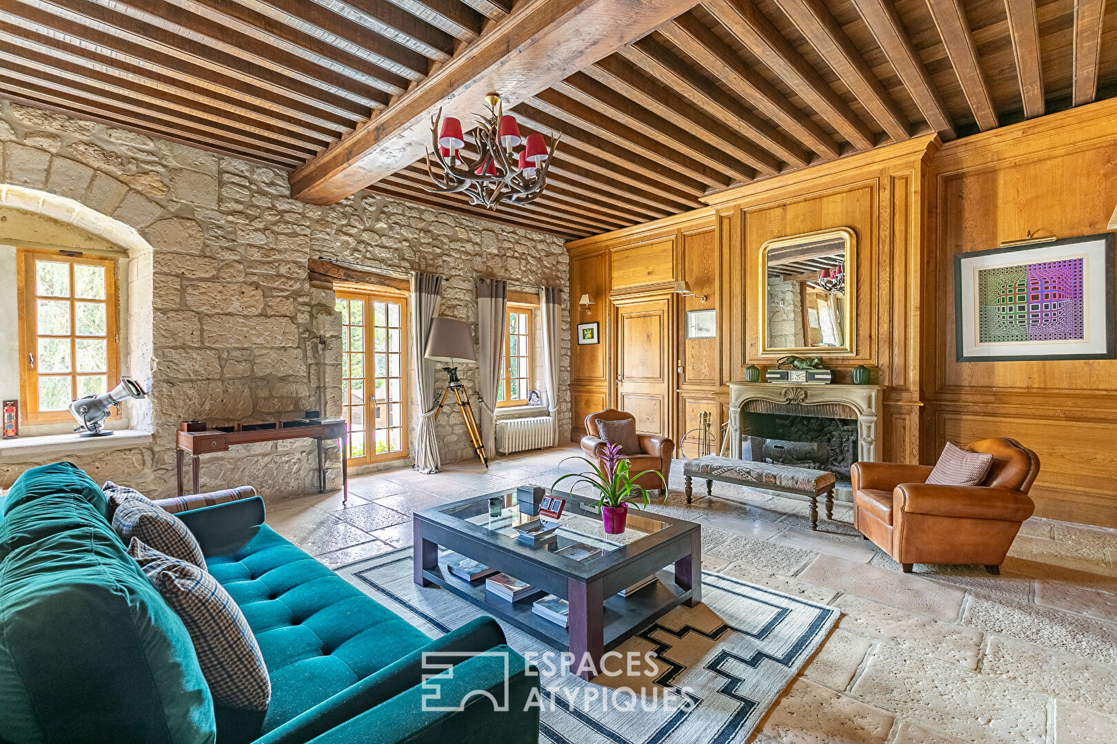 11th century abbey and its renovated outbuilding near Chantilly and Senlis