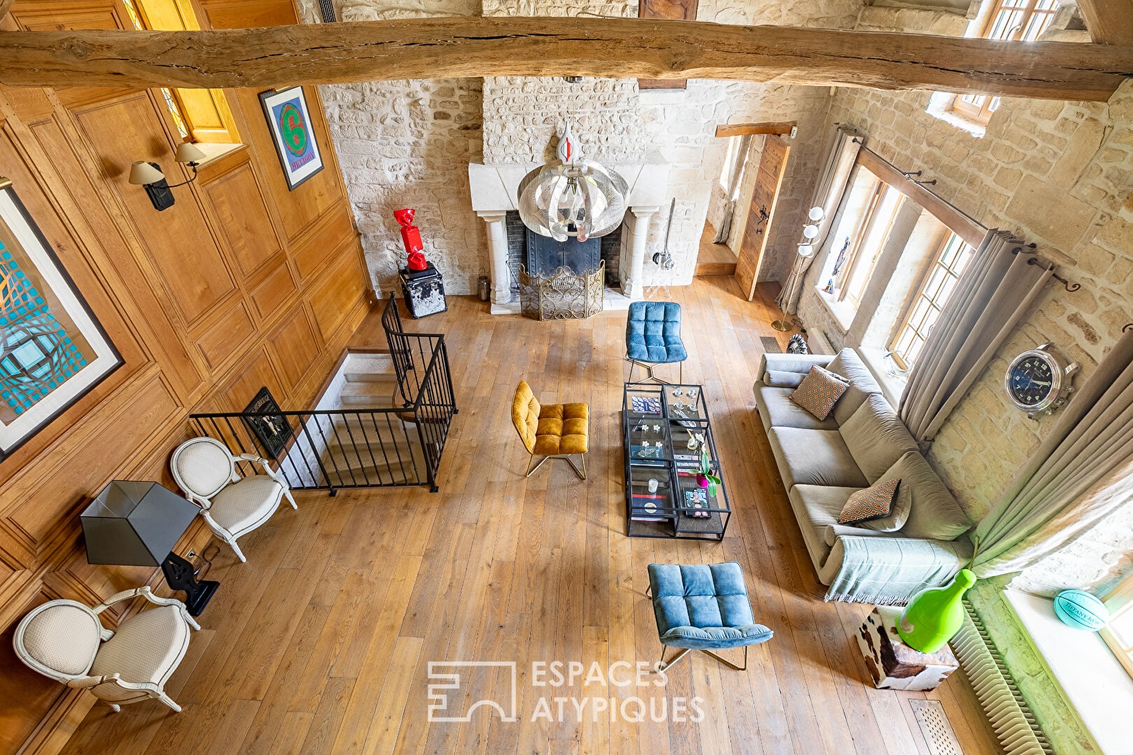 11th century abbey and its renovated outbuilding near Chantilly and Senlis