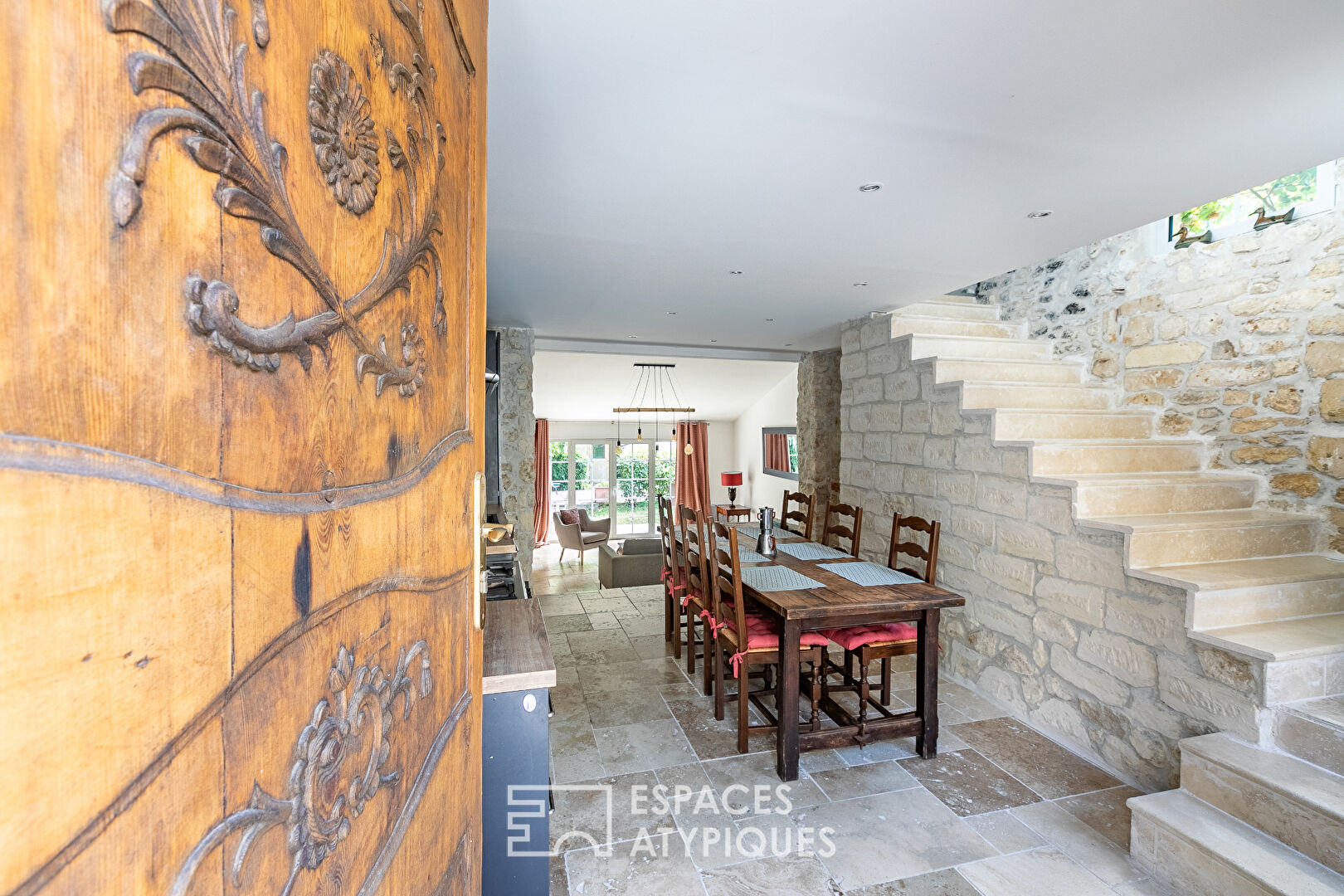 11th century abbey and its renovated outbuilding near Chantilly and Senlis