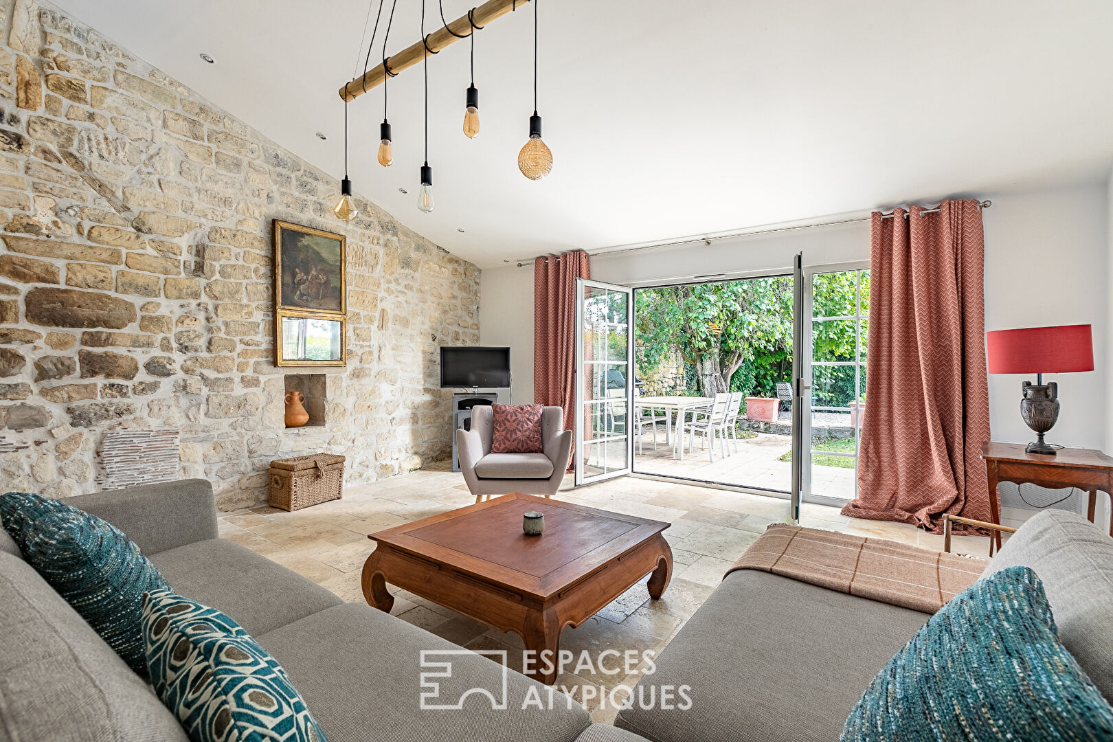 11th century abbey and its renovated outbuilding near Chantilly and Senlis