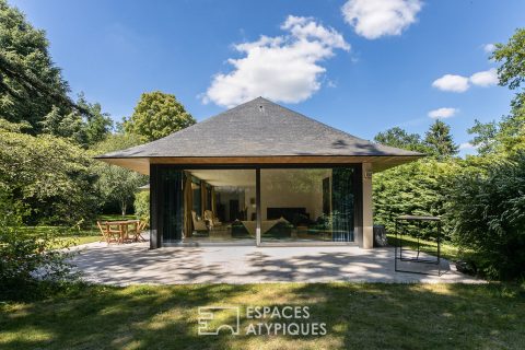 Zen structuré – Maison d’architecte contemporaine dans le domaine du Lys Chantilly