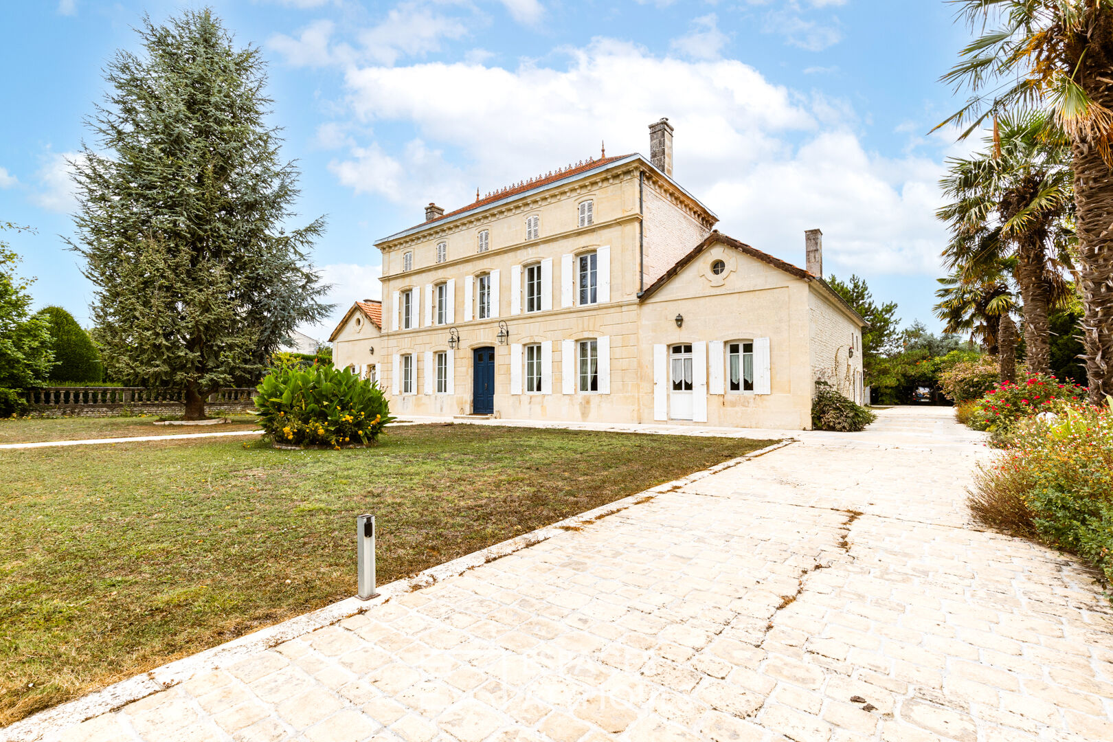 Mansion with old-world charm with outbuildings