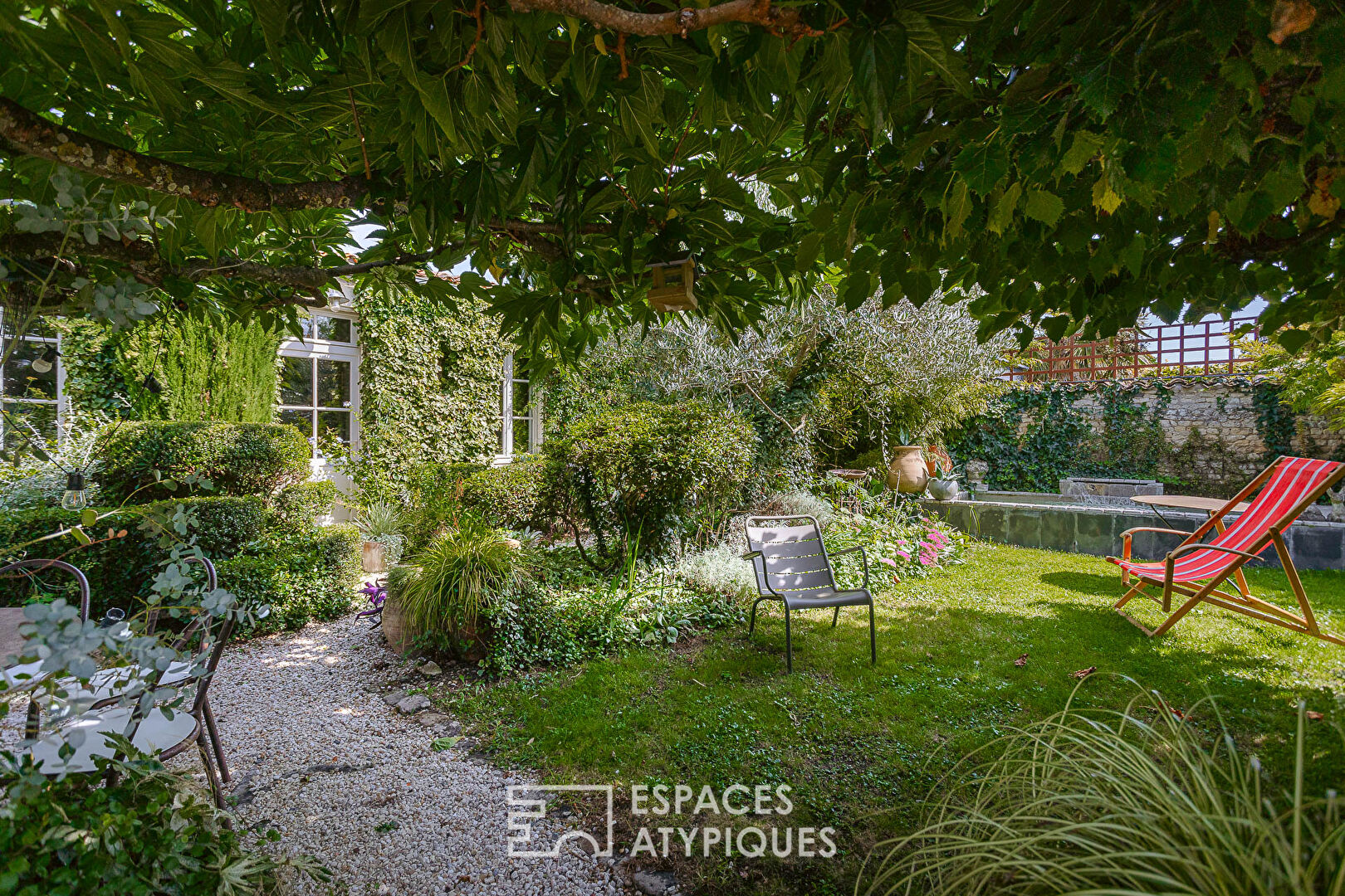 Old farmhouse and its poetic garden