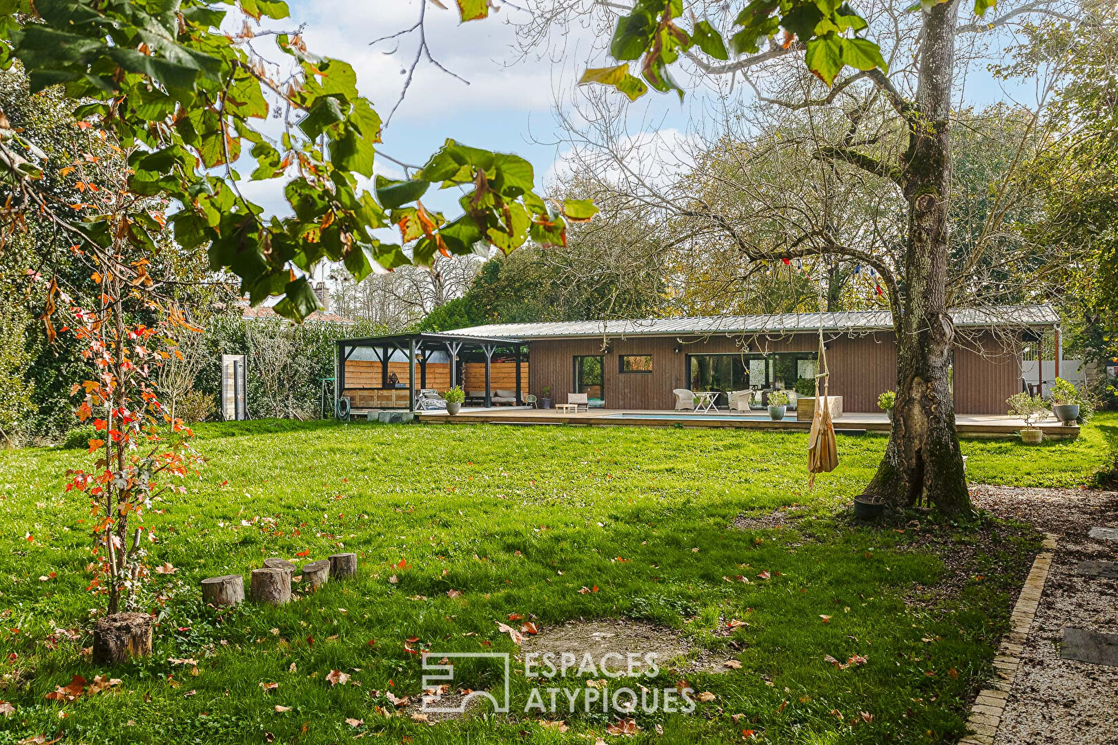 High-end ecological house and its classified forest