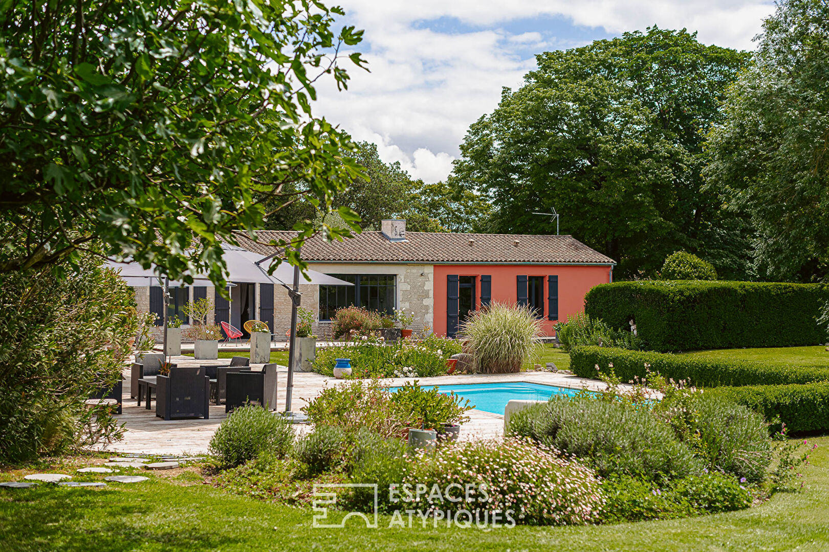 Renovated barn and its exceptional guest rooms