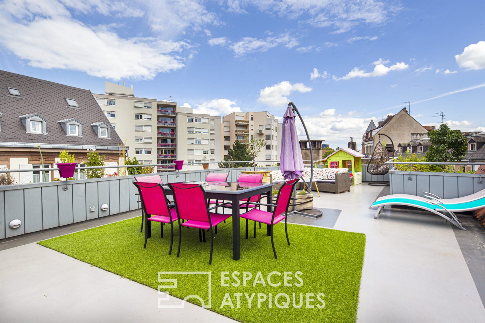 Duplex and its roof terrace