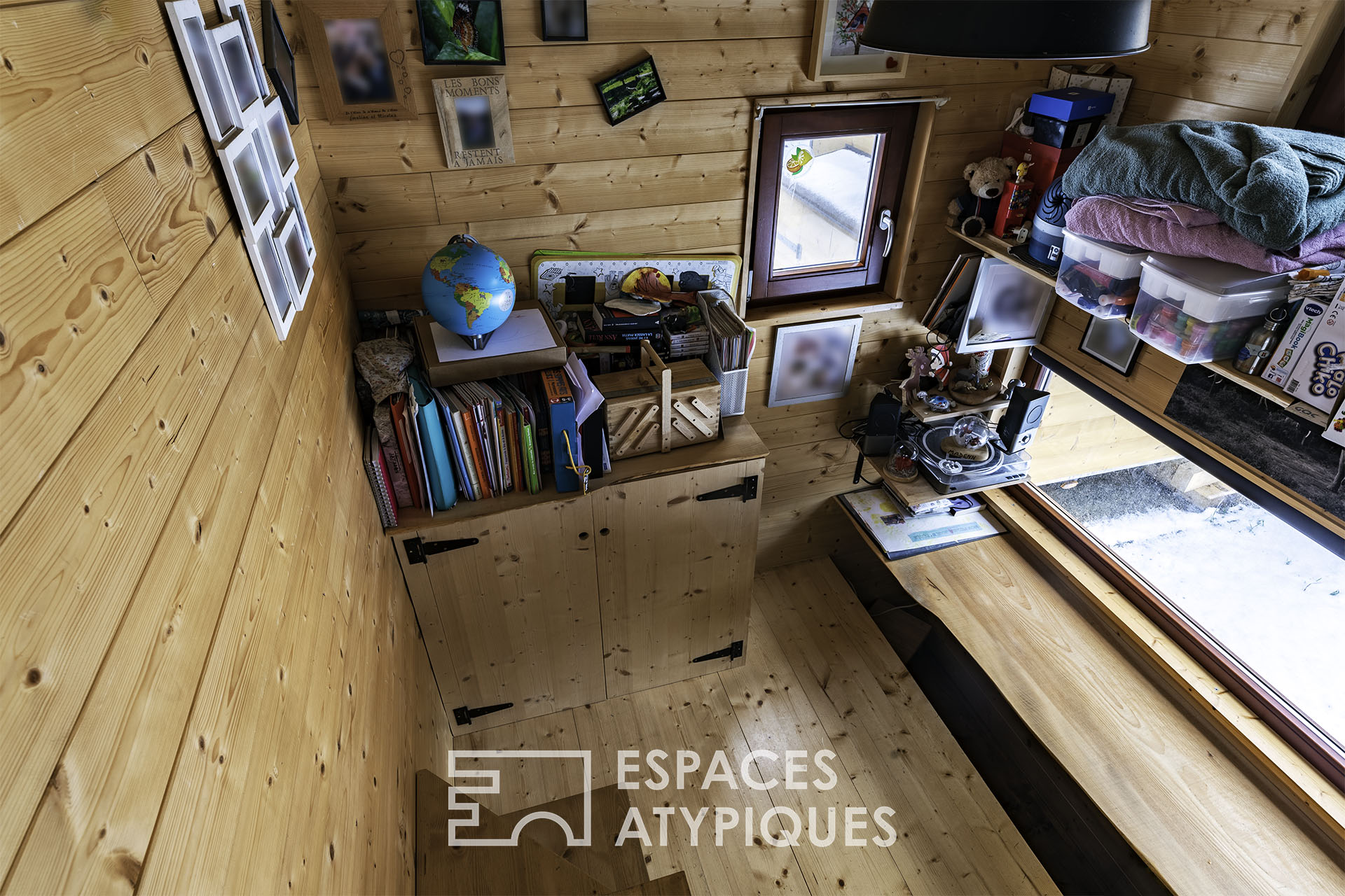 Tiny houses in Vosges wood in the heart of the forest