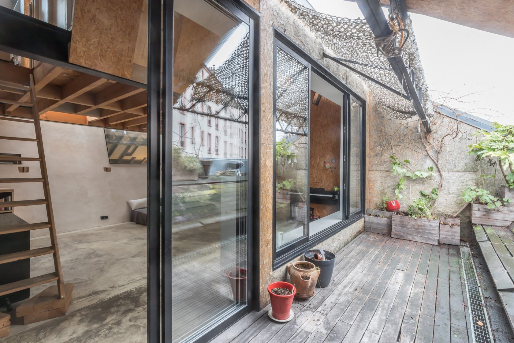 Loft d’architecte éco-responsable avec terrasse