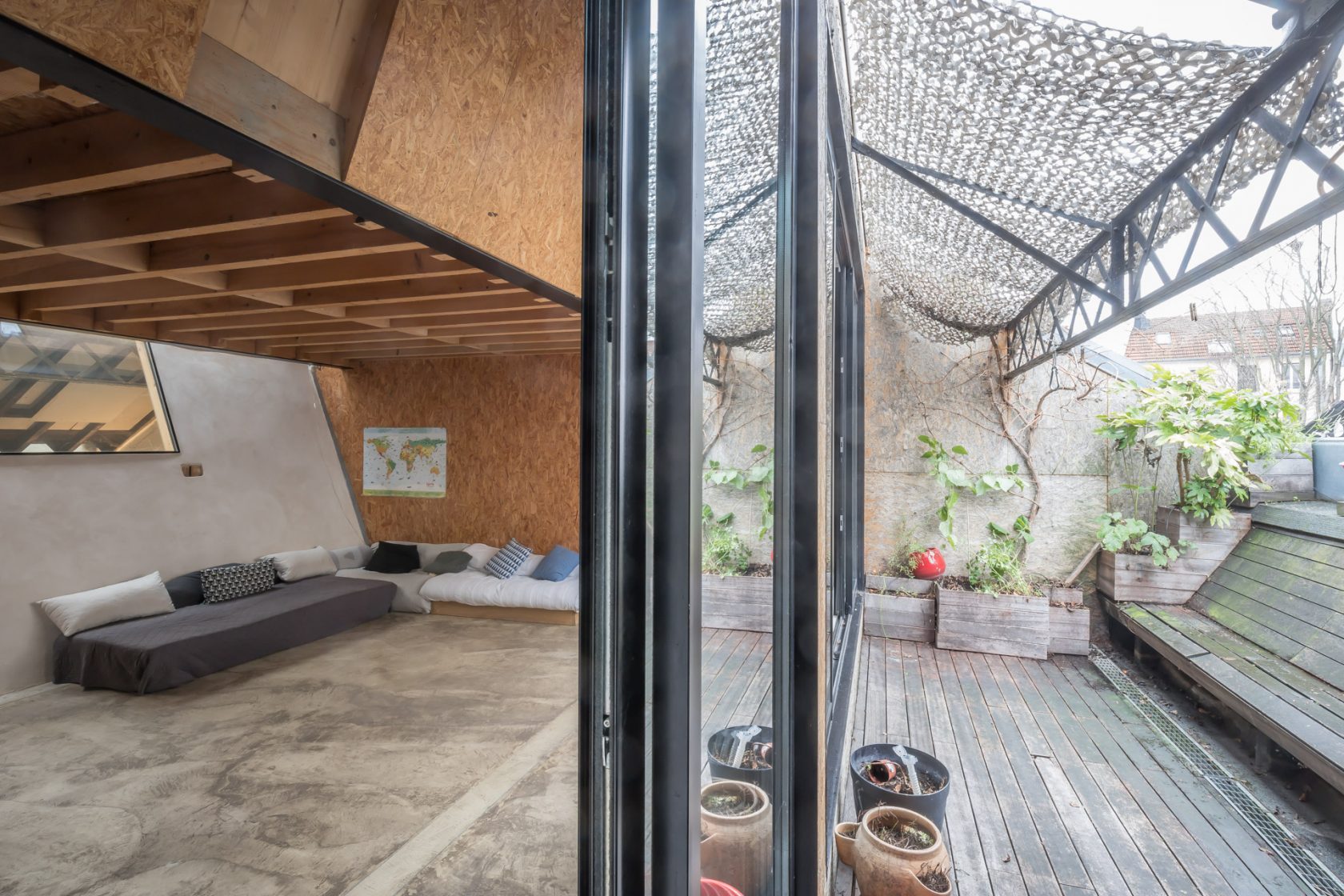 Loft d’architecte éco-responsable avec terrasse