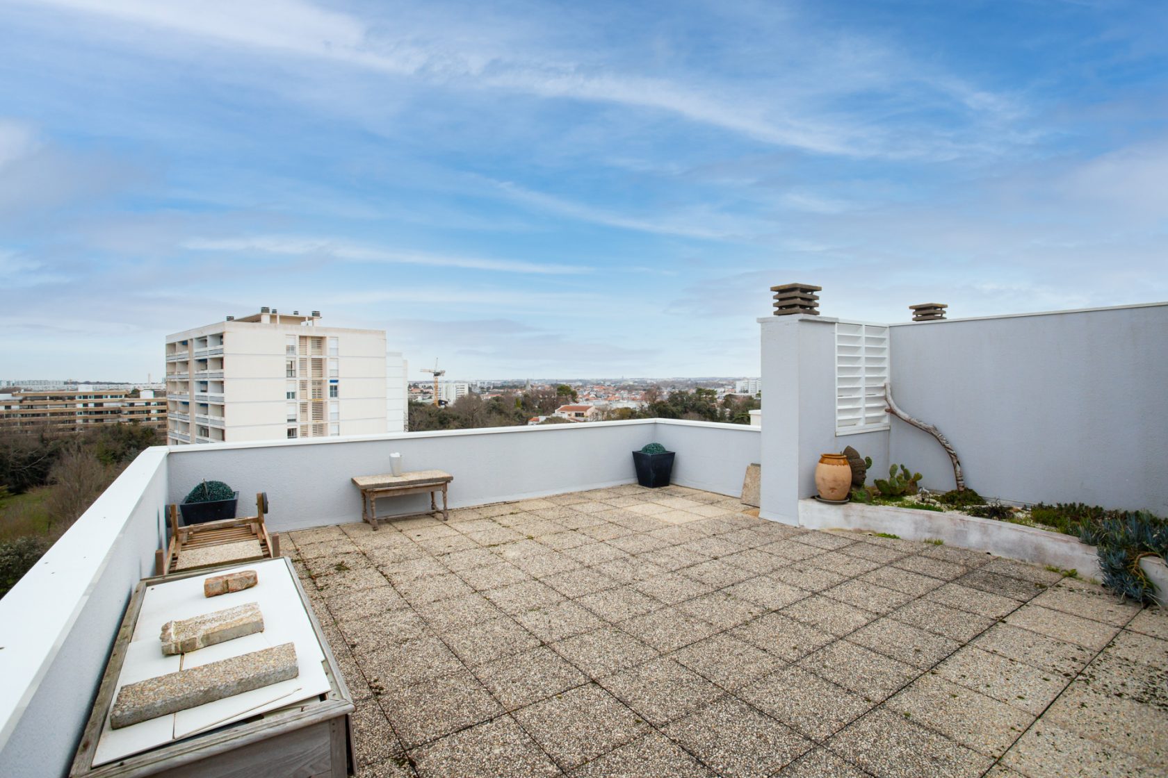 Penthouse avec vue mer panoramique