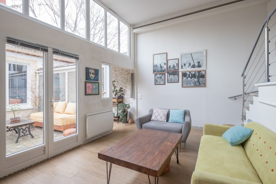 93300 AUBERVILLIERS - Maison-loft avec cour pavée - Réf. 2681EP