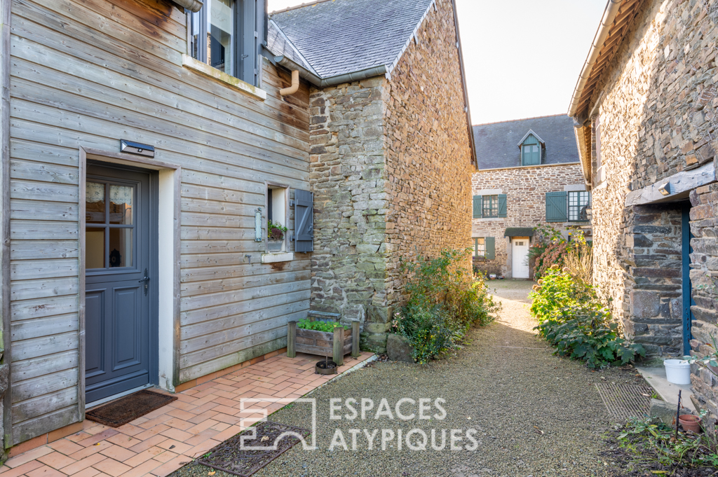 Le petit village, proche du Mont Saint Michel