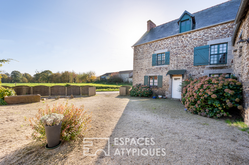 Le petit village, proche du Mont Saint Michel