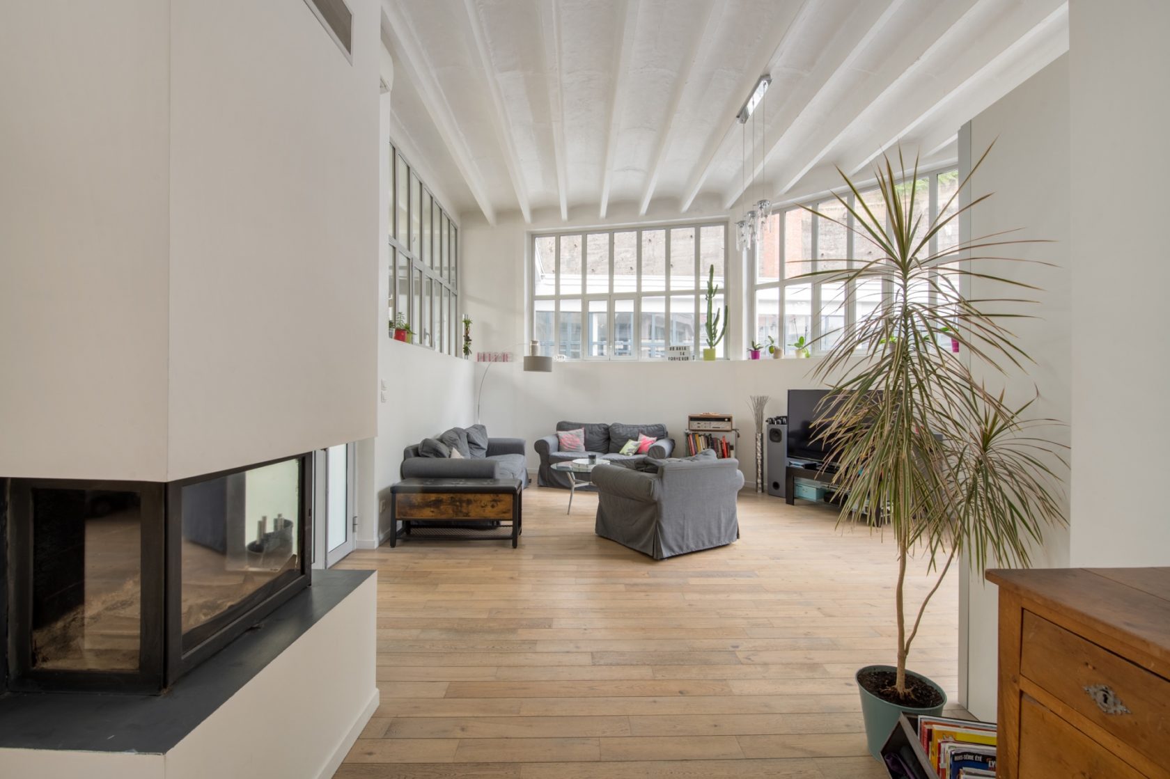 Contemporary loft in a former soap factory