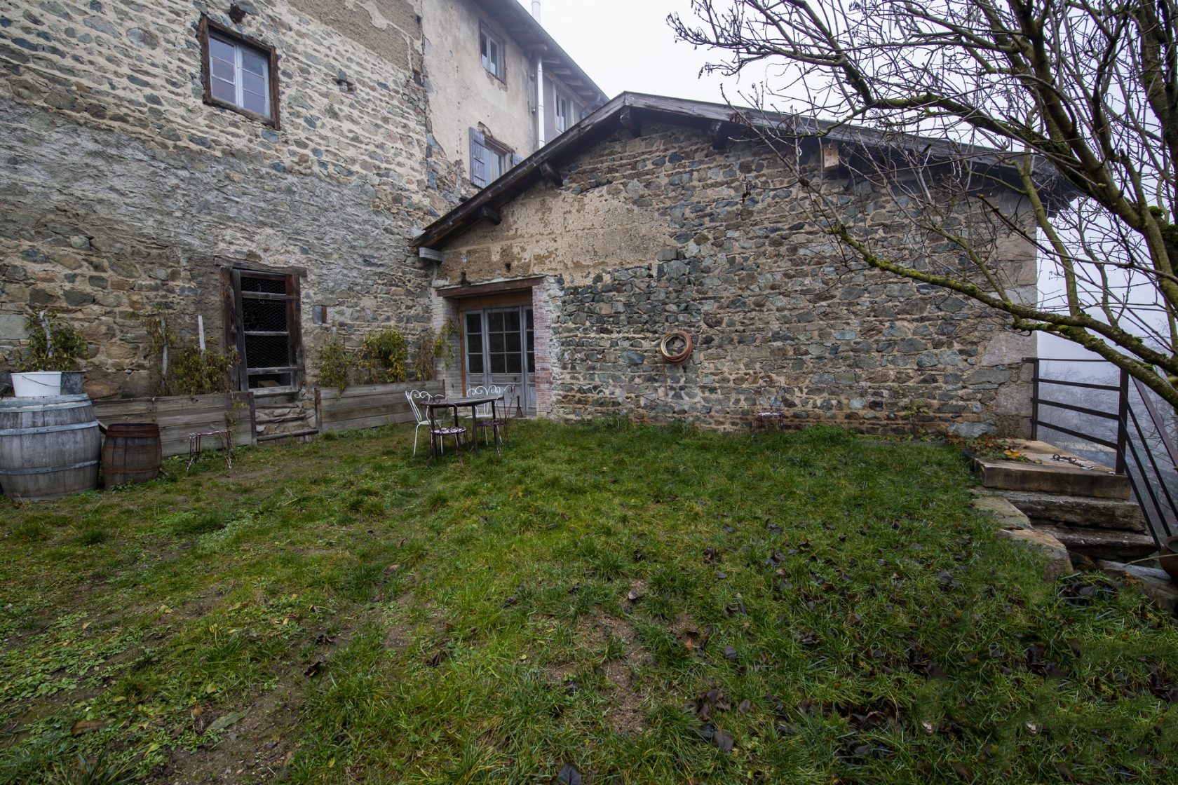 Stone house in a bucolic setting