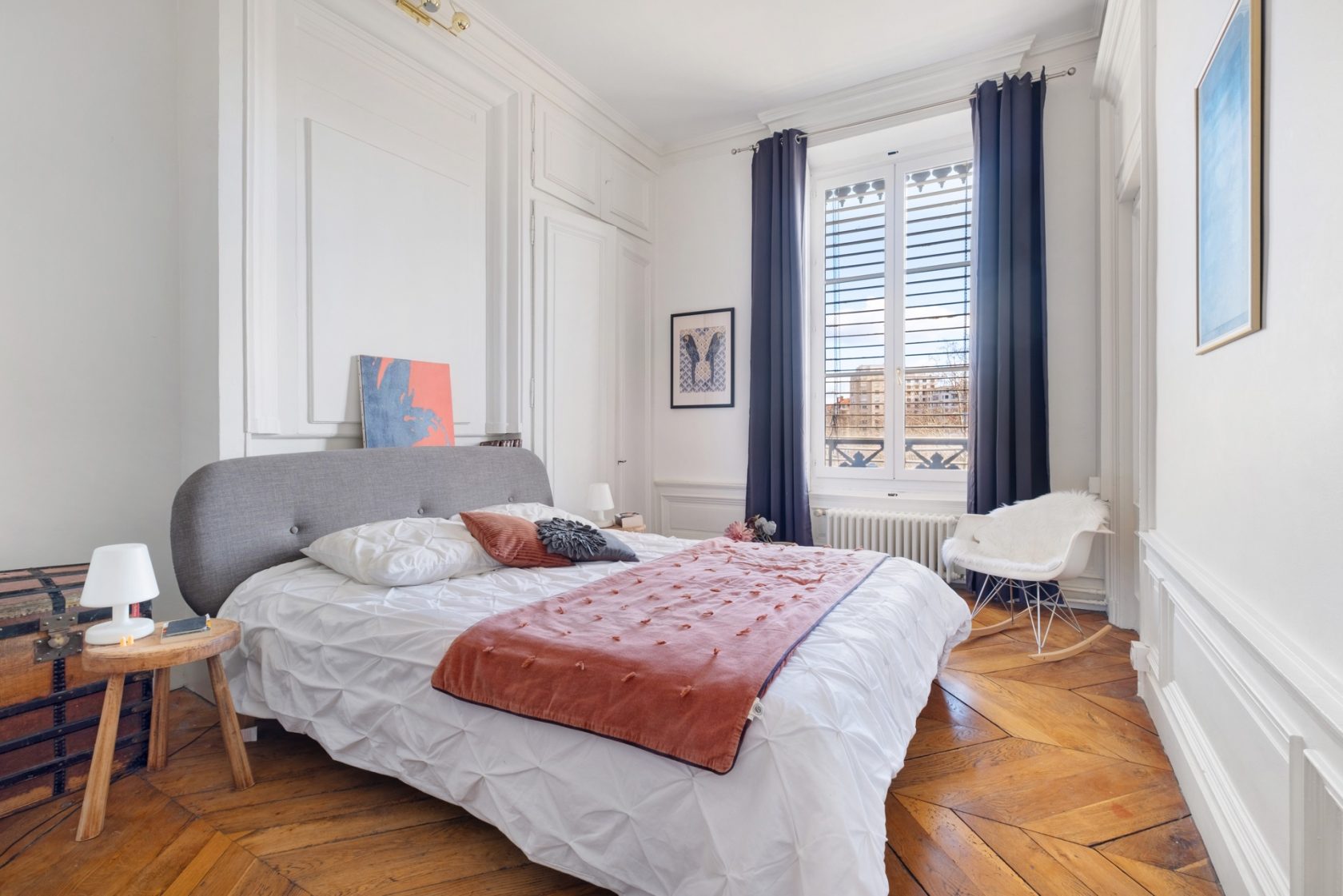 Appartement bourgeois rénové avec vue sur le Rhône