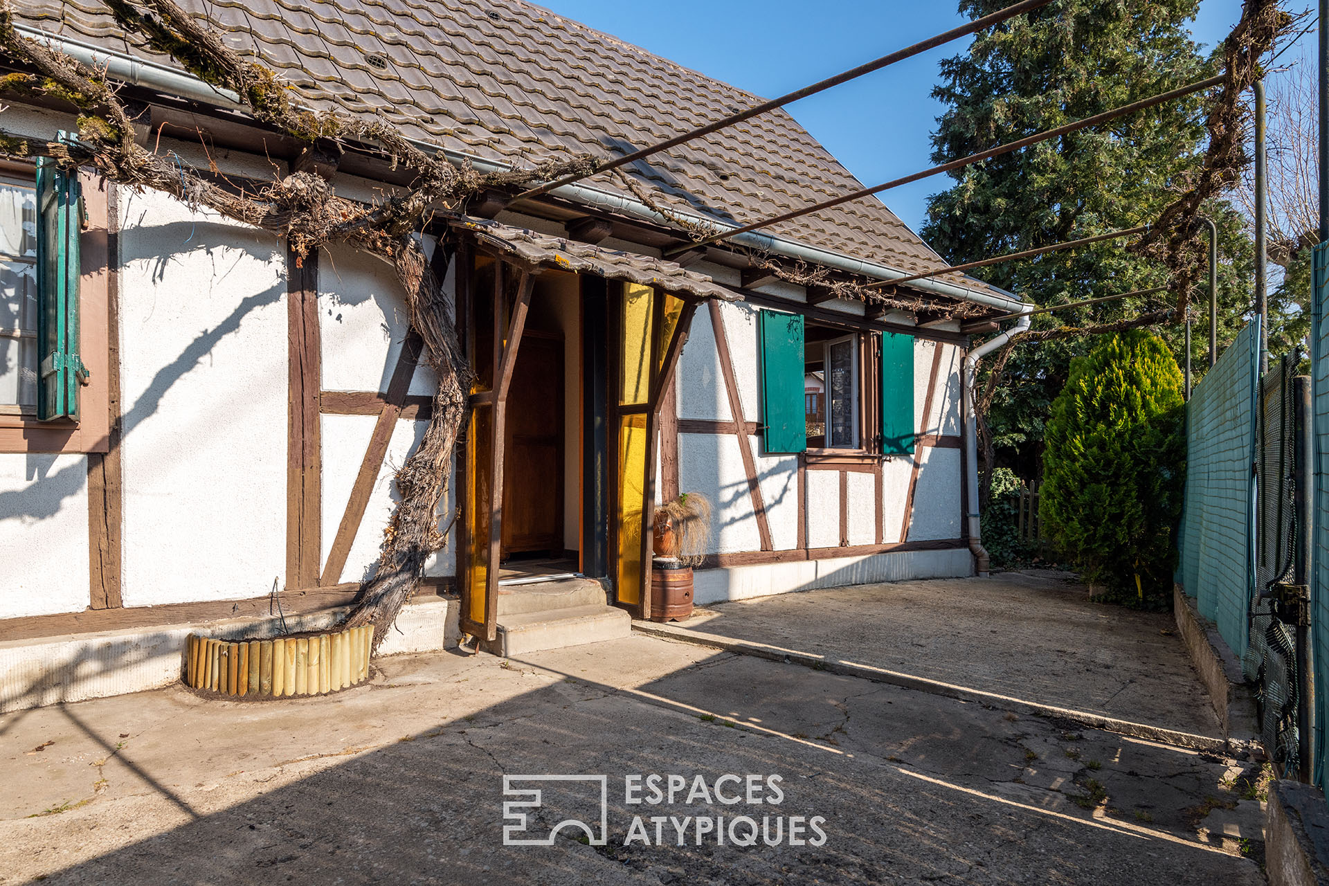 The half-timbered house