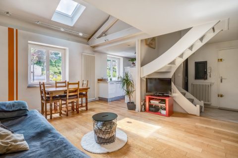 Apartment on the top floor of an old house