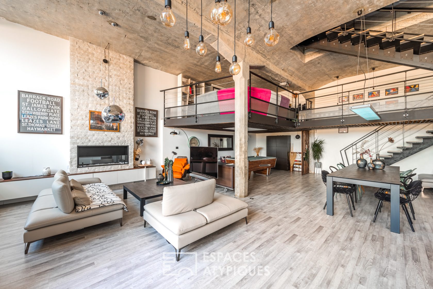 Loft with character in a building steeped in history