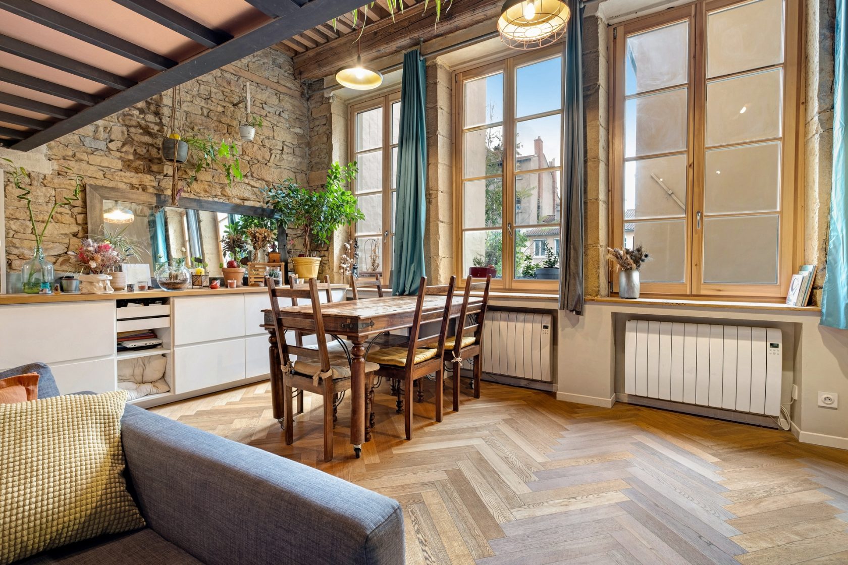 Character apartment completely renovated near Place Sathonay