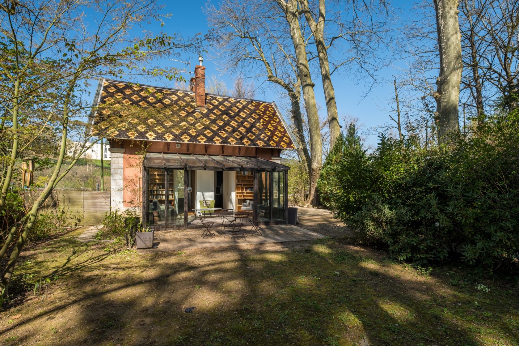 Maison en duplex avec jardin