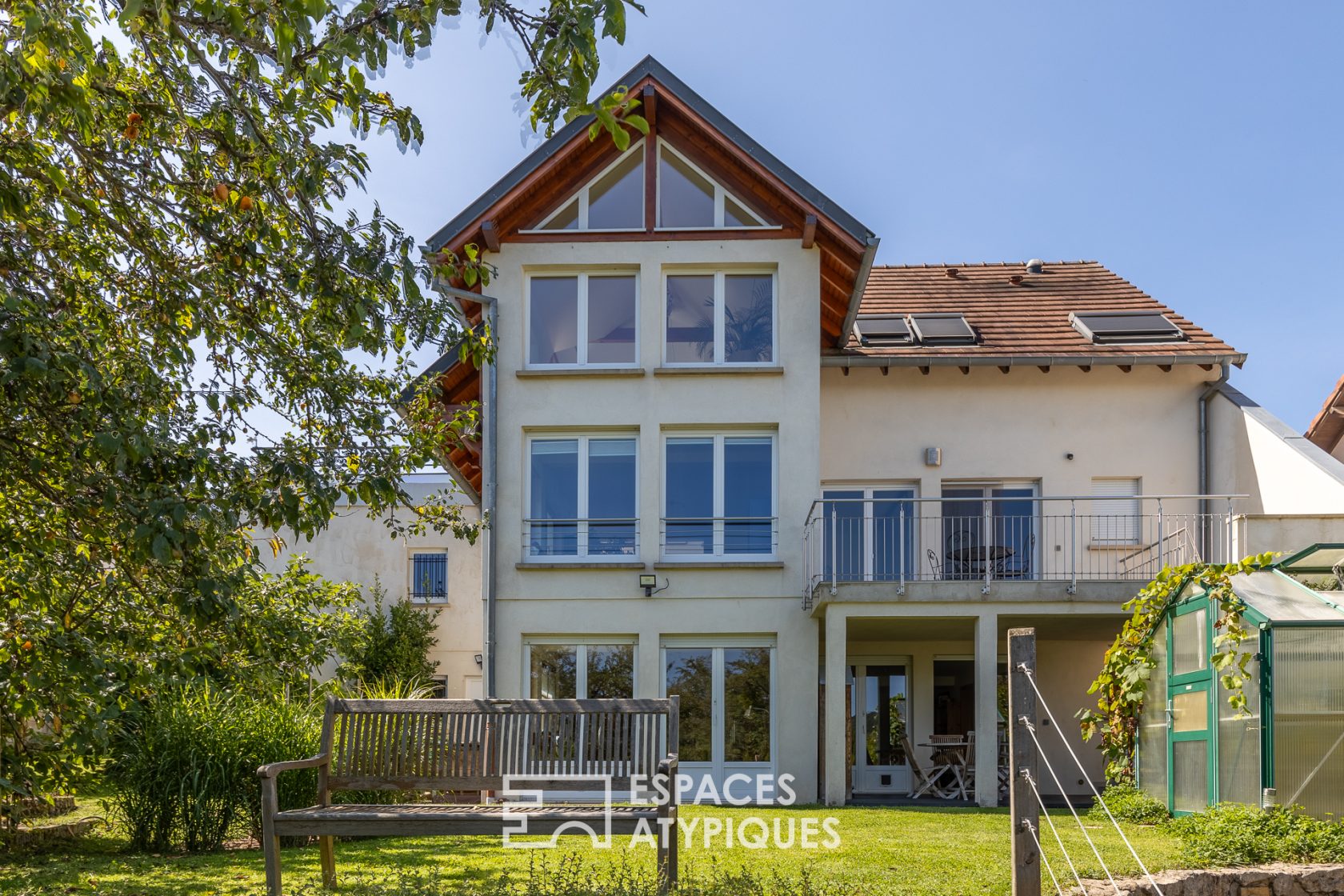 Bioclimatic house on the Luxembourg border