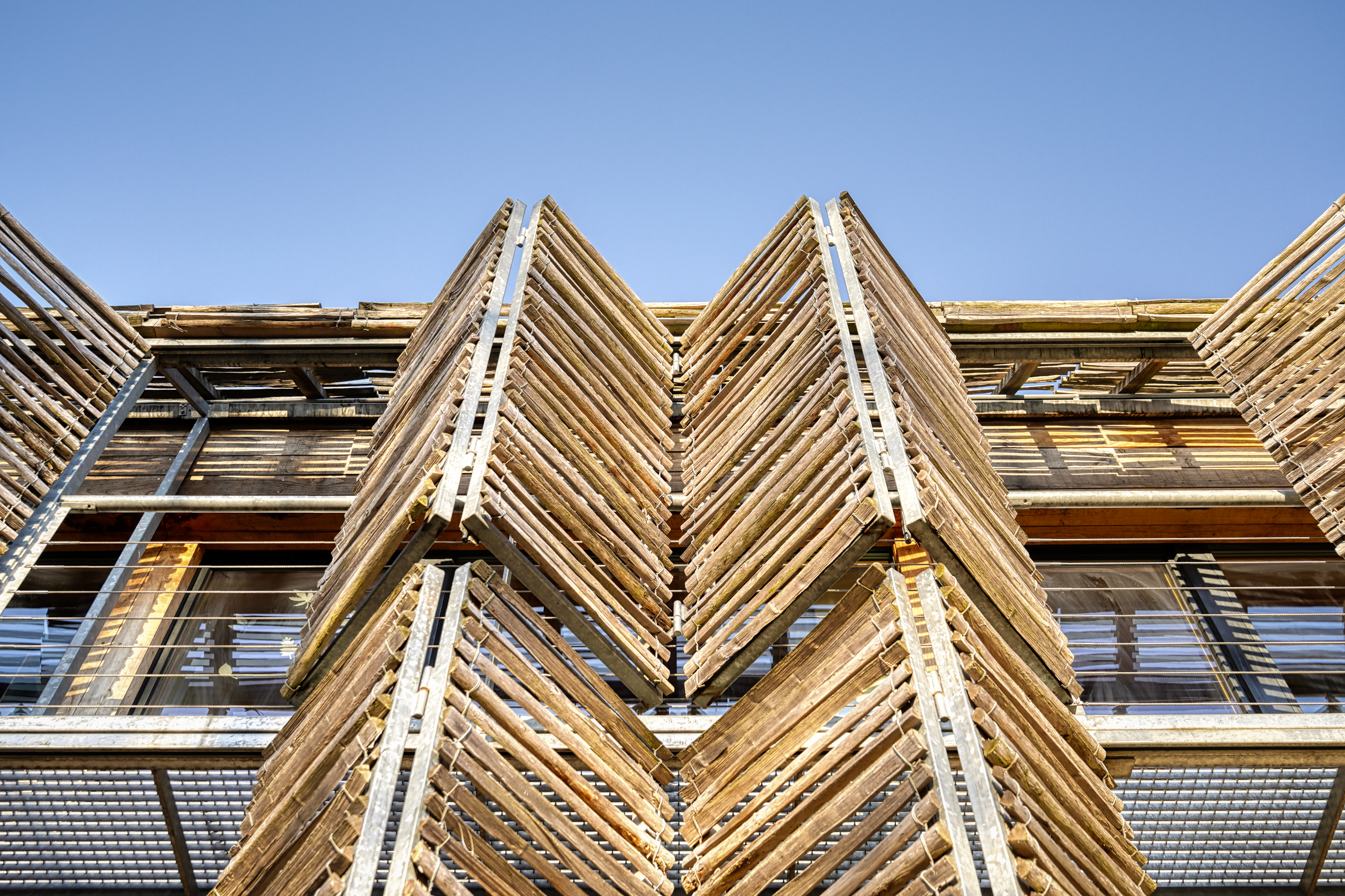 Focus sur la structure de la façade - ©Frédéric Ponroy