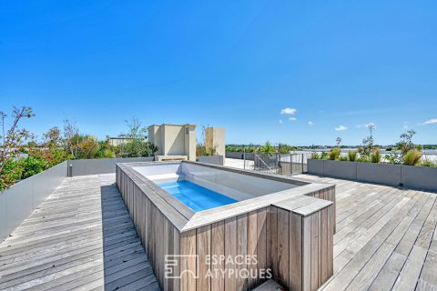 Appartement duplex sur les toits avec piscine à Montpellier