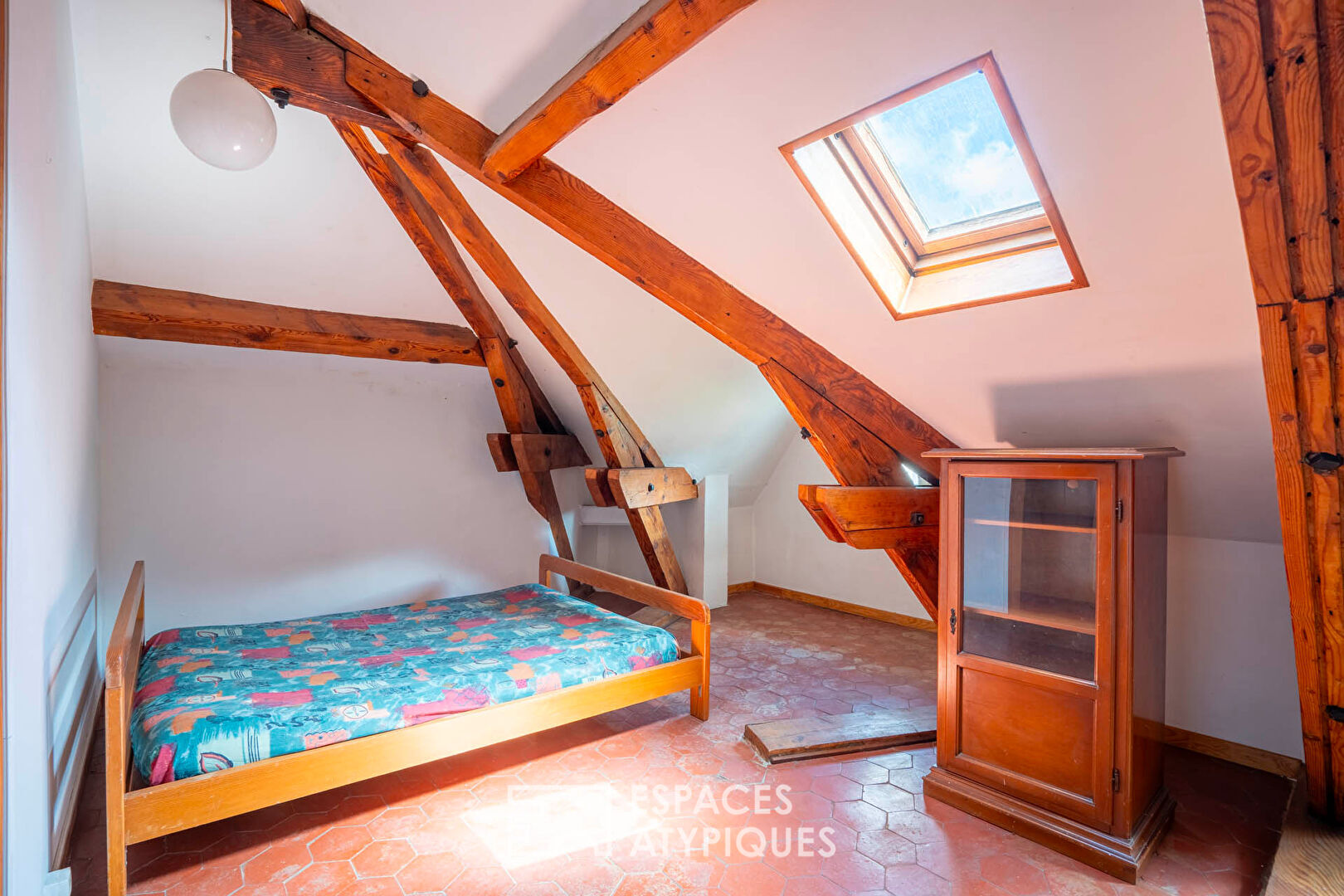 Attic apartment with open view