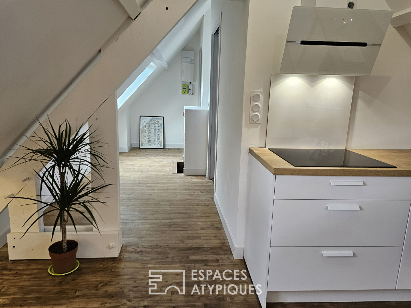 Apartment under the roofs of Vannes intramural