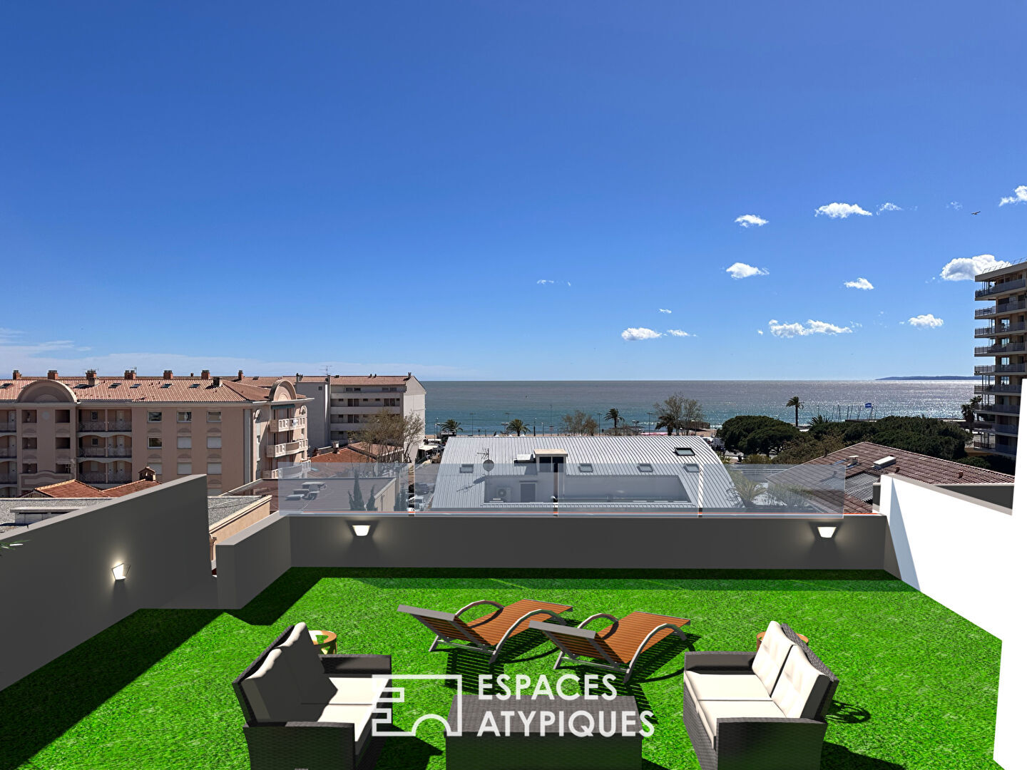 Appartement Toit terrasse avec Vue Mer