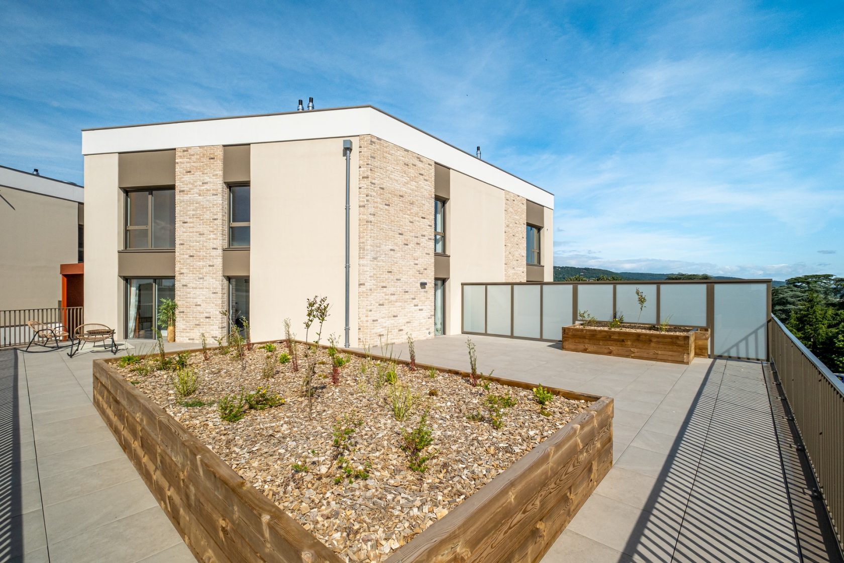 Magnificent duplex roof terrace in Caluire