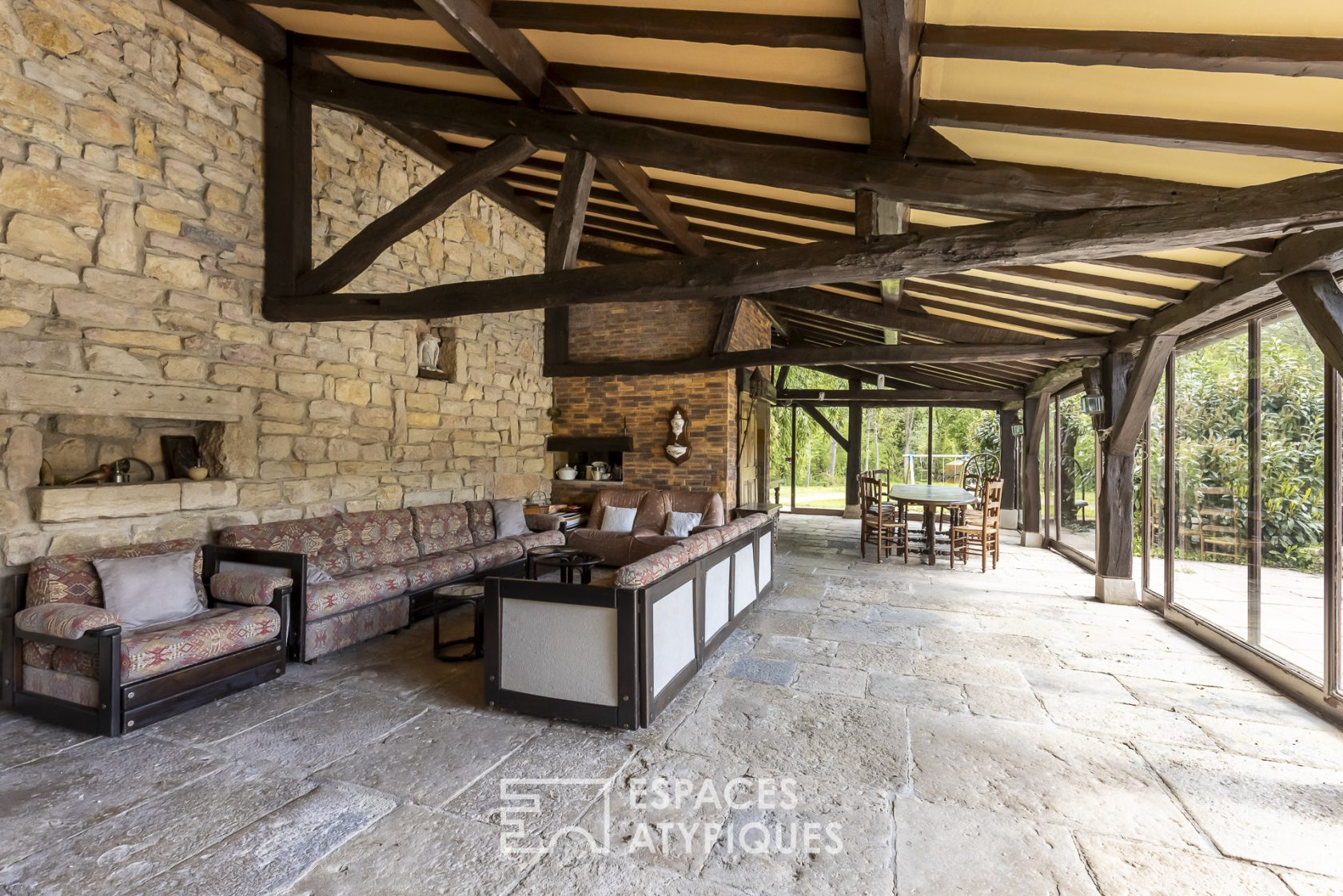 The incredible exceptional wooden property in its 2.8ha wooded park