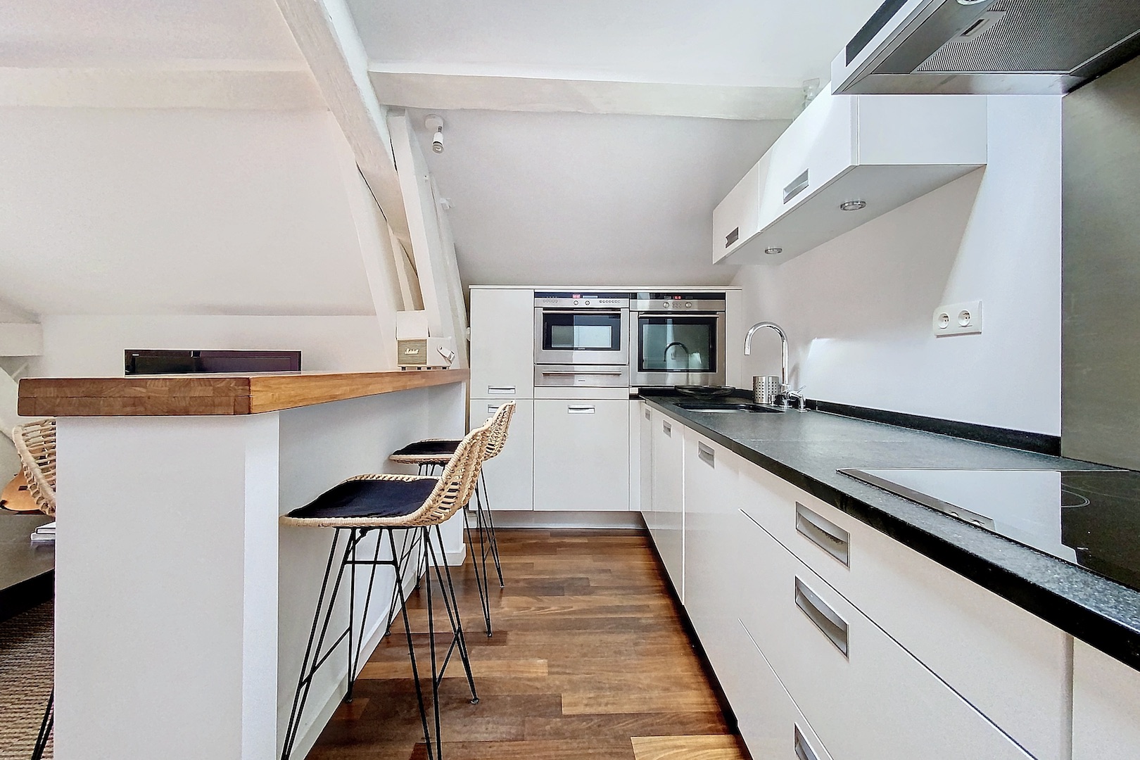 Attic apartment with terrace