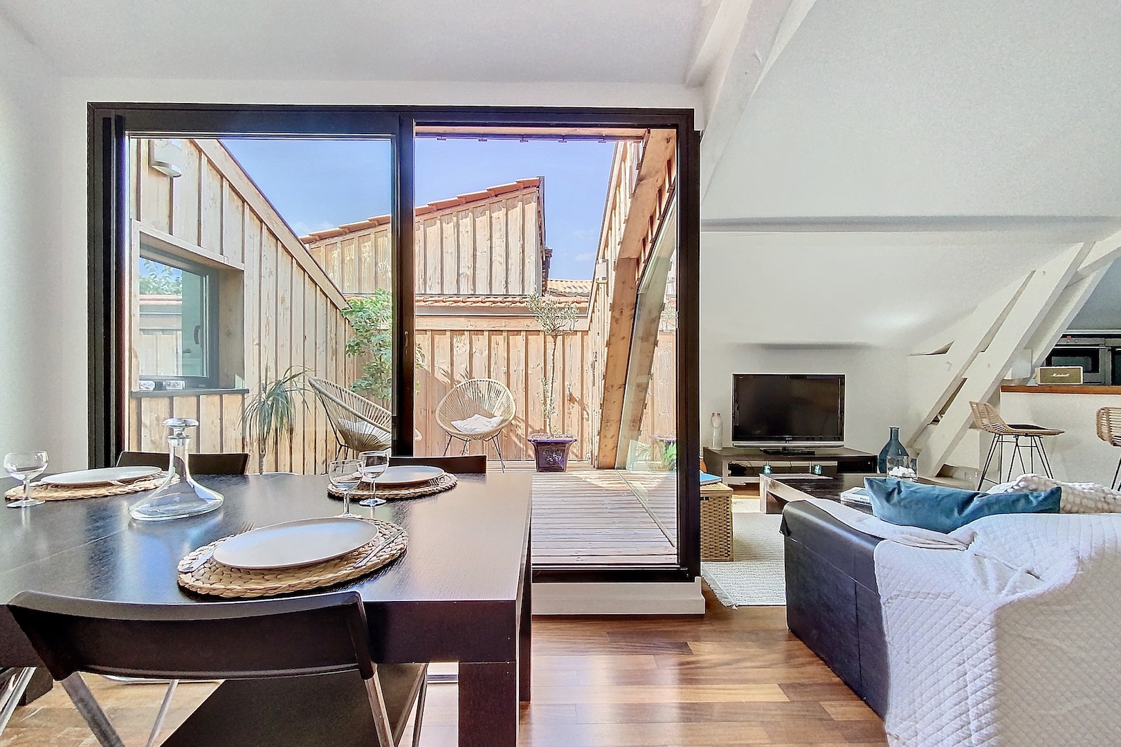 Attic apartment with terrace