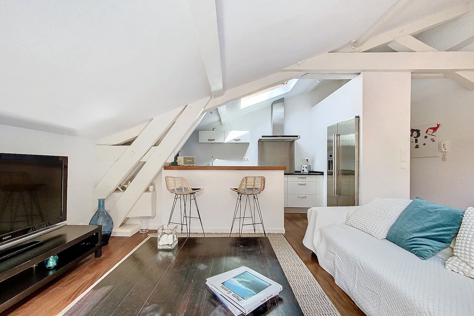 Attic apartment with terrace