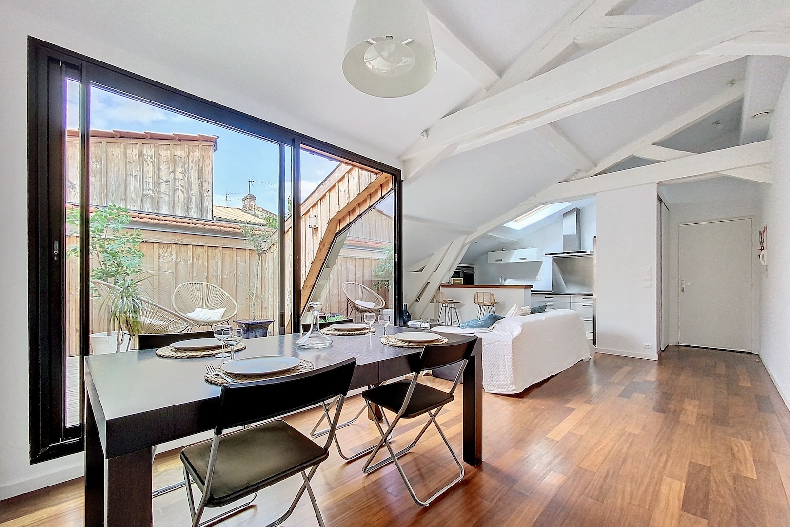 Attic apartment with terrace