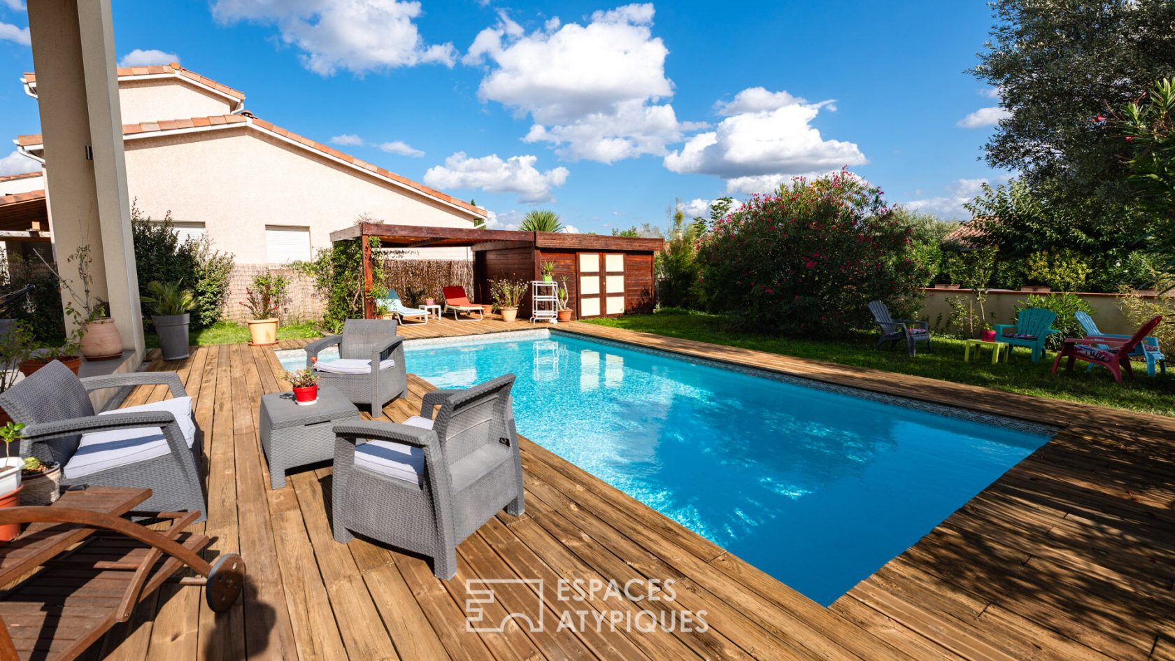 Family house in Colomiers with swimming pool and garage