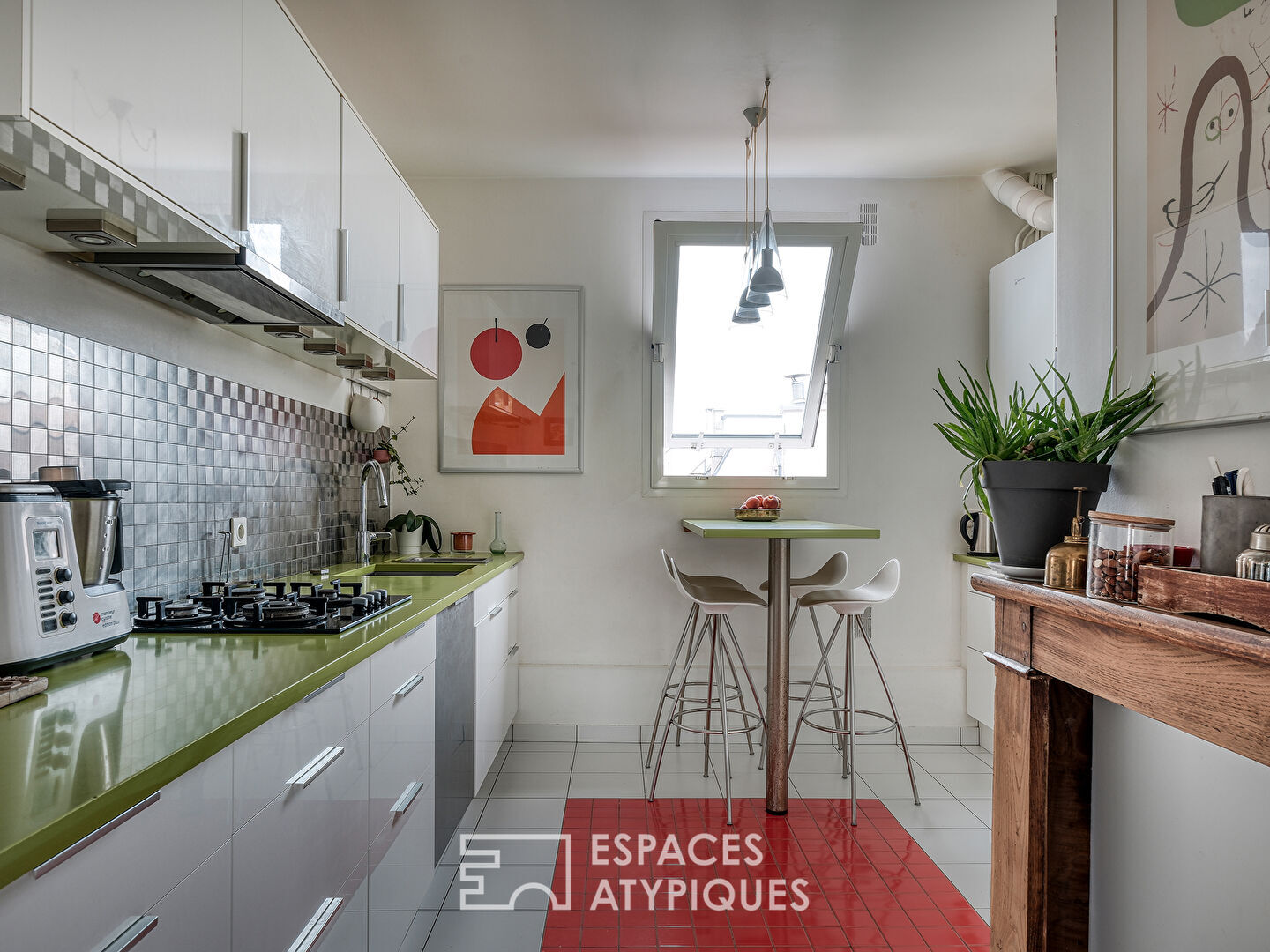 Le duplex sous les toits au coeur de Palaiseau