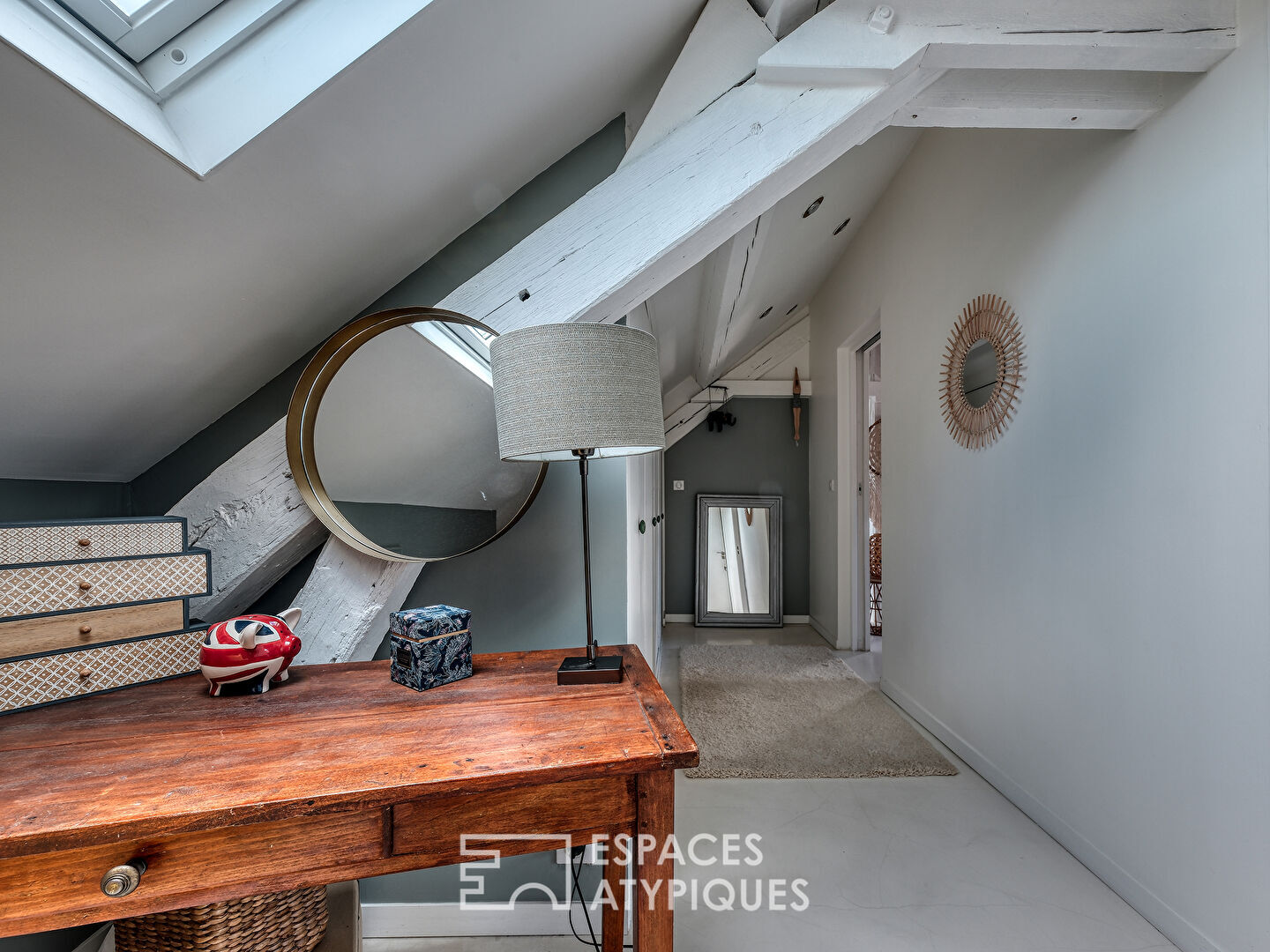 Le duplex sous les toits au coeur de Palaiseau