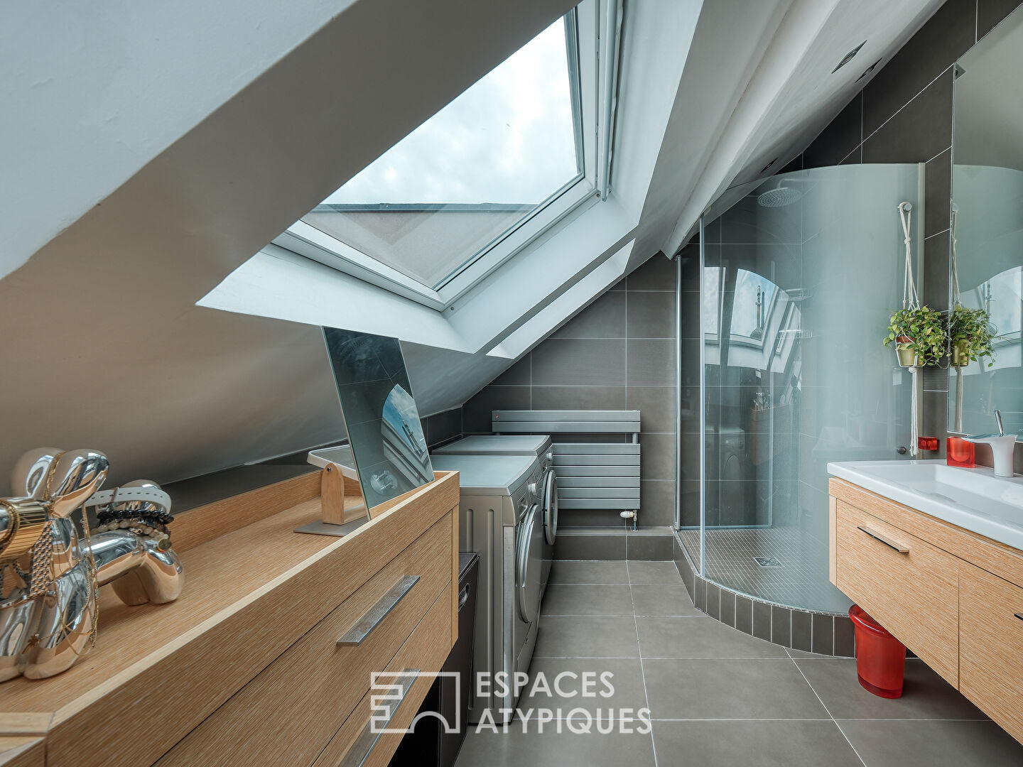 Le duplex sous les toits au coeur de Palaiseau