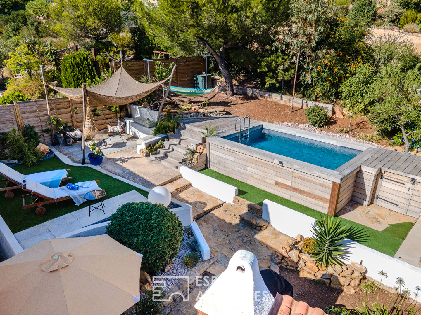 Renovated mirror house with swimming pool